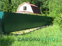 Заборы из профнастила